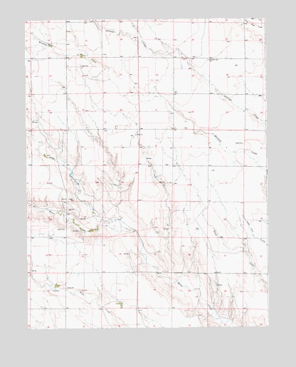 Kutch NW, CO USGS Topographic Map