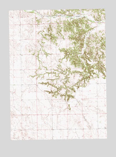 Kyle Creek, NE USGS Topographic Map