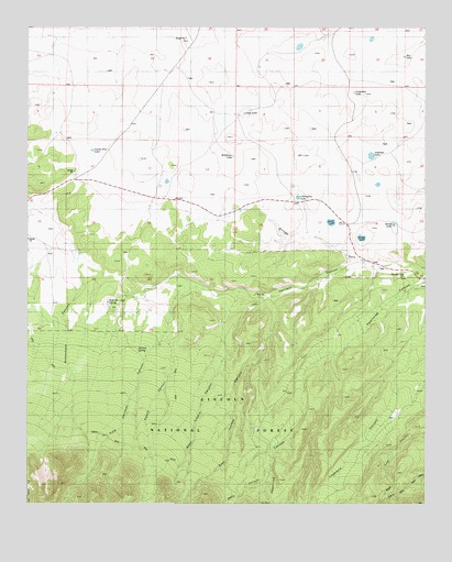 Kyle Harrison Canyon, NM USGS Topographic Map
