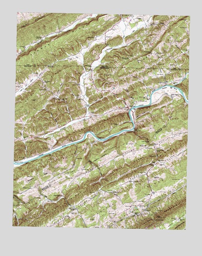 Kyles Ford, TN USGS Topographic Map