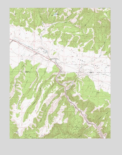 Kyune, UT USGS Topographic Map