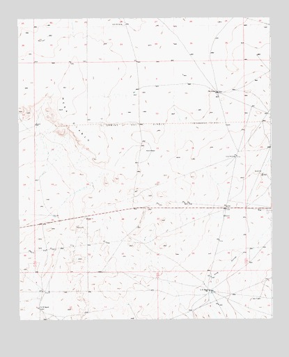 L E Ranch, NM USGS Topographic Map
