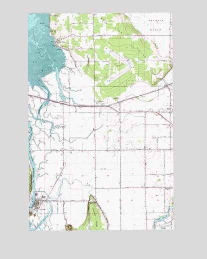 La Conner, WA USGS Topographic Map