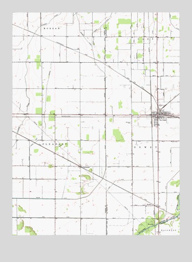 La Crosse, IN USGS Topographic Map