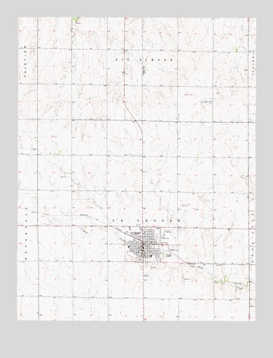 La Crosse, KS USGS Topographic Map