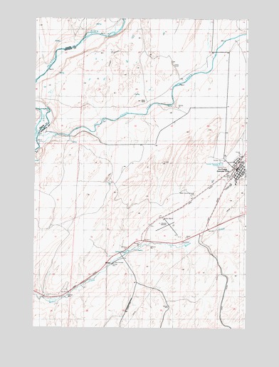 La Crosse West, WA USGS Topographic Map