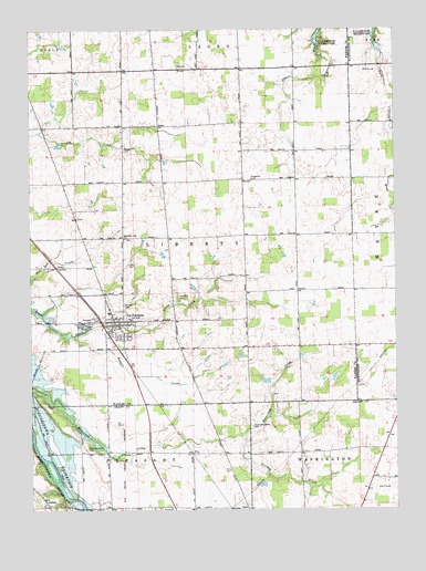 La Fontaine, IN USGS Topographic Map