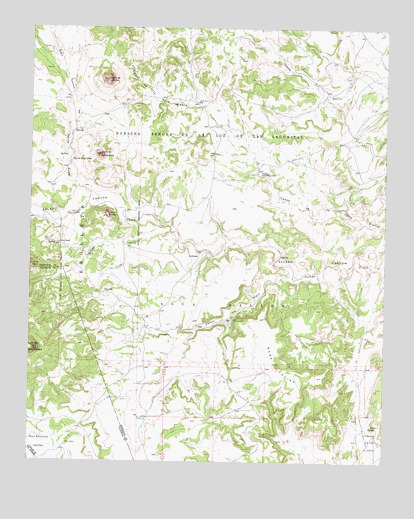 La Gotera, NM USGS Topographic Map