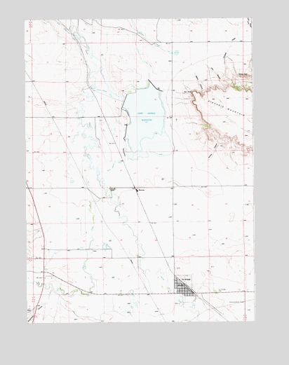La Grange, WY USGS Topographic Map