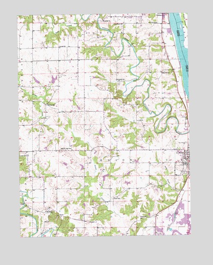 La Grange, MO USGS Topographic Map