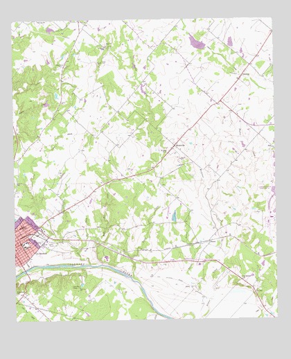 La Grange East, TX USGS Topographic Map