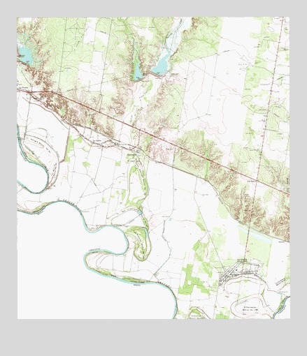 La Grulla, TX USGS Topographic Map