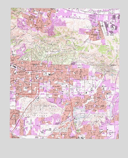La Habra, CA USGS Topographic Map