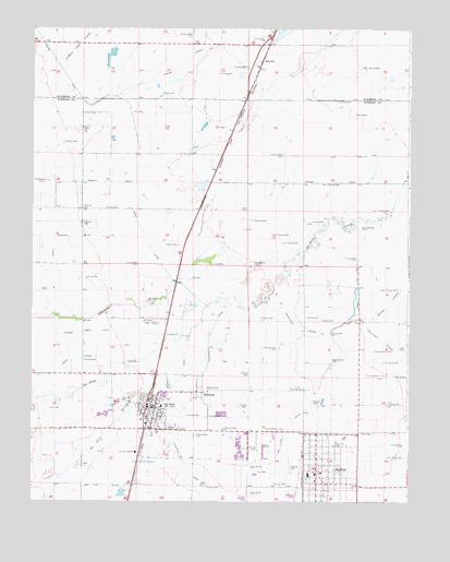 La Jara, CO USGS Topographic Map