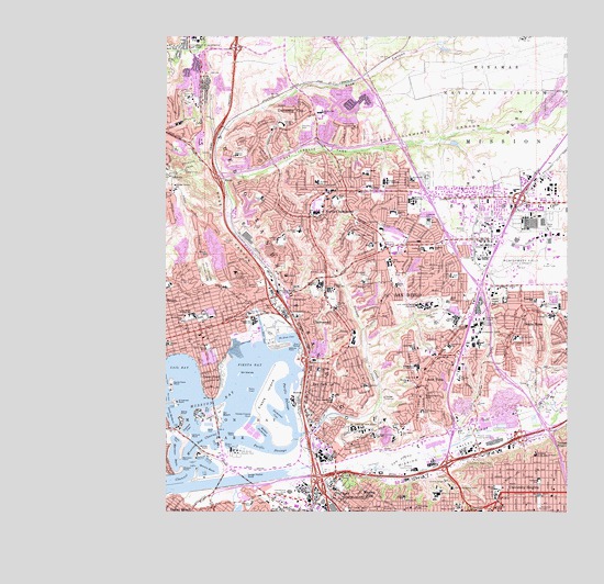 La Jolla, CA USGS Topographic Map