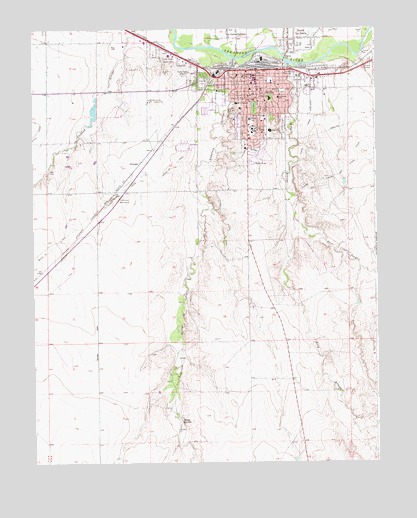 La Junta, CO USGS Topographic Map