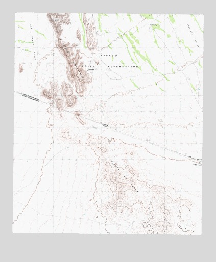 La Lesna Mountains, AZ USGS Topographic Map