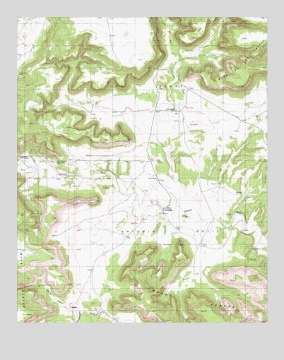La Liendre, NM USGS Topographic Map