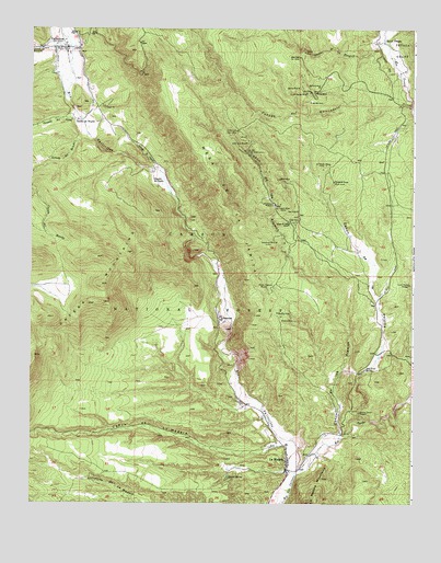 La Madera, NM USGS Topographic Map