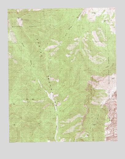 La Madre Spring, NV USGS Topographic Map