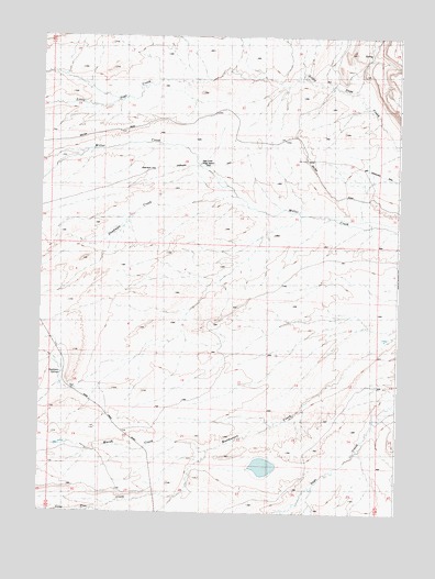 La Marsh Creek East, WY USGS Topographic Map