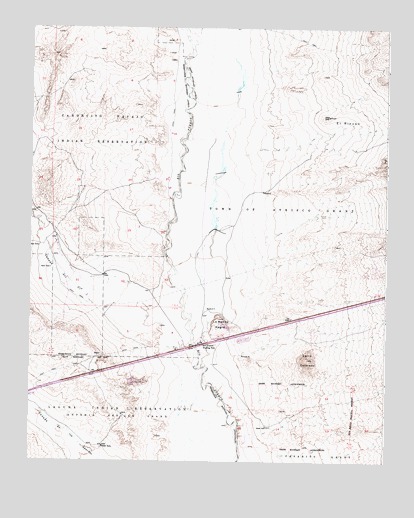 La Mesita Negra, NM USGS Topographic Map