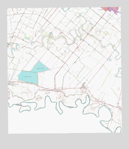 La Paloma, TX USGS Topographic Map