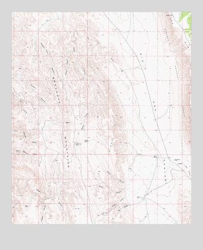 La Paloma Canyon, NM USGS Topographic Map