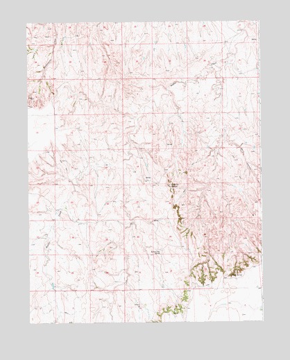 Barking Dog Spring, CO USGS Topographic Map
