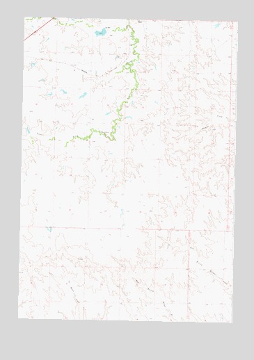La Plant SW, SD USGS Topographic Map