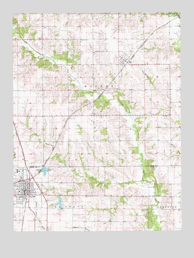La Plata, MO USGS Topographic Map