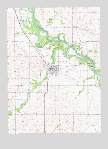La Porte City, IA USGS Topographic Map