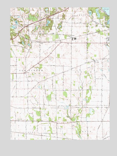LaPorte West, IN USGS Topographic Map
