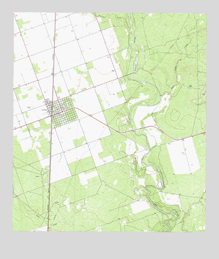 La Pryor, TX USGS Topographic Map