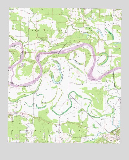 Barkman, TX USGS Topographic Map