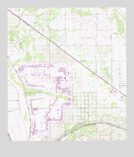 Barley Barber Swamp, FL USGS Topographic Map