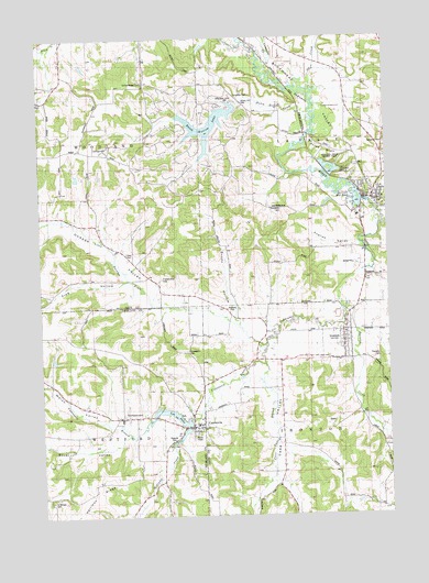 La Valle, WI USGS Topographic Map