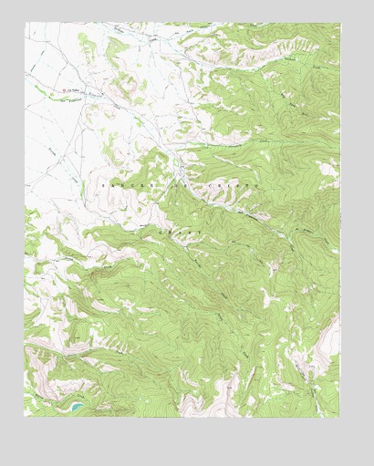 La Valley, CO USGS Topographic Map