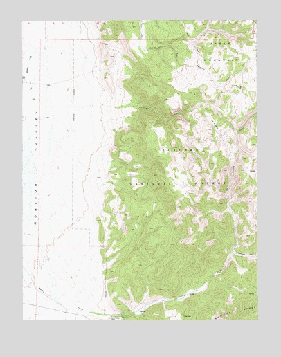 Barley Creek, NV USGS Topographic Map