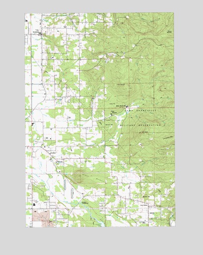 Lacamas Creek, WA USGS Topographic Map