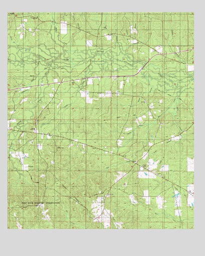 Lacamp, LA USGS Topographic Map
