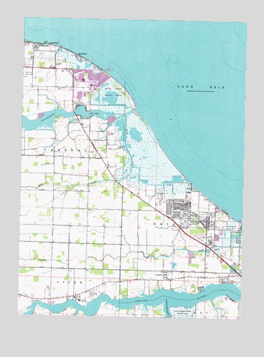 Lacarne, OH USGS Topographic Map