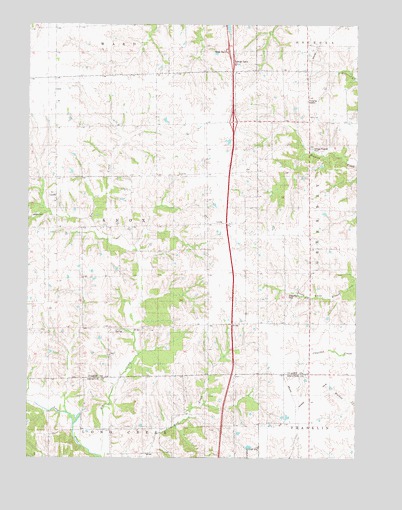 Lacelle, IA USGS Topographic Map