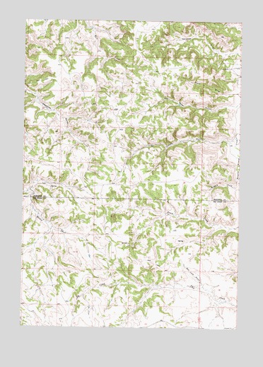 Lacey Gulch, MT USGS Topographic Map