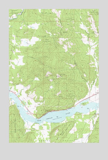 Laclede, ID USGS Topographic Map