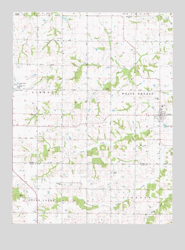 Lacona, IA USGS Topographic Map