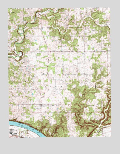 Laconia, IN USGS Topographic Map