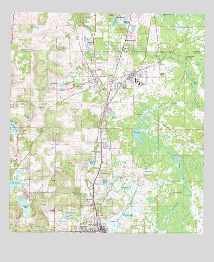 Lacoochee, FL USGS Topographic Map