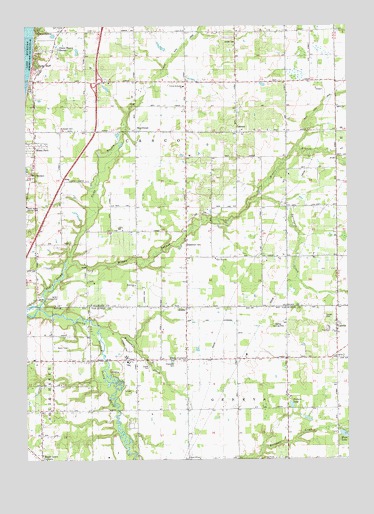 Lacota, MI USGS Topographic Map