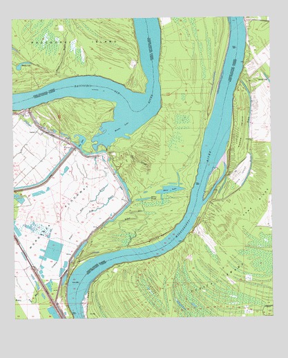 Lacour, LA USGS Topographic Map